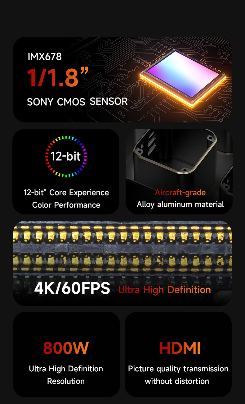 Mechanic Vision Pro IMX678 소니  - 4K Microscope Camera Sony Sensor 리뷰 및 가격